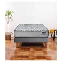Latam Home - Cama Europea Cannon Zen Urban 1.5 Plaza Tela Gris