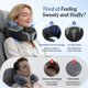 thumbnail image 4 of Almohada cervical de viaje ZIKEE ergonómica de doble sujeción de espuma viscoelástica, 4 of 9
