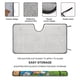 thumbnail image 2 of Los Pitufos Parasol para Parabrisas Delantero Protector Plegable, Visera Solar para Auto Bloquea Rayos UV Mantiene tu Vehículo Fresco 130cm*70cm, 2 of 6