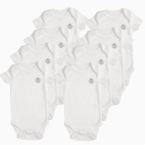 Bebesit - Pack De 8 Bodys Manga Corta 9-12M