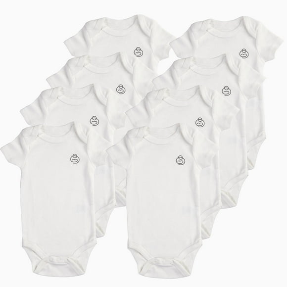 Pack de 8 Bodys Manga Corta 0-3M Bebesit
