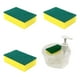 thumbnail image 2 of Dispensador De Jabón De Cocina Y 4 Esponjas Para Lavavajillas Para Encimera De Baño Redonda, 2 of 5