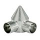 thumbnail image 1 of Chain Link Bullet Cap Yardlink, aluminio plateado, paquete de 1 unidad, 1 of 2