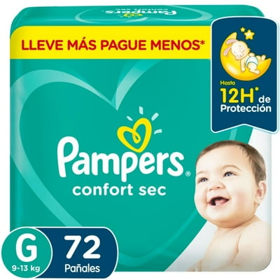 Pañales Desechables Confort Sec G 72 Un 72 Un Pampers