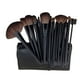 thumbnail image 5 of 24 Uds. Juegos de brochas de maquillaje, sintética, brochas cosméticas con bolsa de rodillos, herramientas de maquillaje, brocha para , negro, 5 of 5