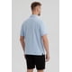 thumbnail image 3 of Polera Hombre Slim Cuello Camisero Celeste, 3 of 4