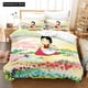 thumbnail image 1 of x1442 Bed Sheets Fashion Elfin Heidi Bedding Set Boys Girls Twin Full Size Duvet Cover Pillowcase Bed Adult Bedroom 3-Piece Bedding Set (1 Duvet Cover + 2 Pillow Shams) nj1442, 1 of 5