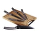 thumbnail image 1 of Set De 6 Piezas Cuchillos Con Tabla Gris, 1 of 3