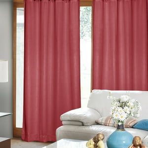 Masel - Set 2 Cort Embosed Rojo 140X225