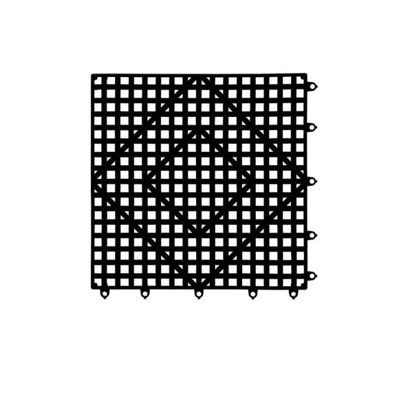 Rejilla Negra 30.5 x30.5Cm