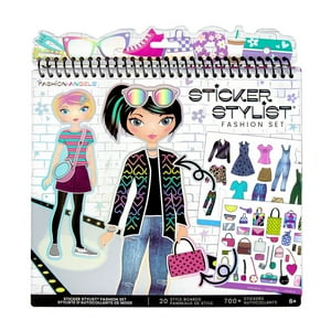 Cuaderno Para Diseñar Con Stickers Fashion Angels