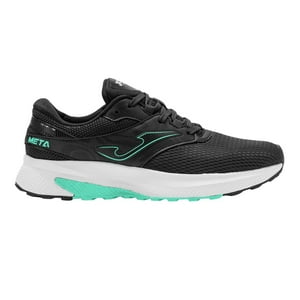 Zapatilla Running Mujer Meta Negro Turquesa Joma