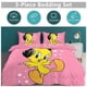 thumbnail image 5 of TweetyBird Print Bedding Set Pattern Duvet Cove Set 3 Pieces 1 Quilt Cover And 2 Pillowcases for Women Men Teens, 5 of 5