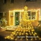 thumbnail image 2 of Luz Cortina Solar Arbol Navidad Estrella Guirnalda Luces Calidas, 2 of 3