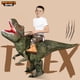 thumbnail image 2 of Disfraz inflable Spooktacular Creations T-Rex para niños, color verde, 2 of 7