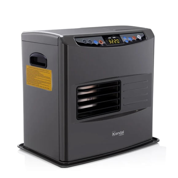 Estufa Calefactor A Parafina Kerosene 12000BTU LED Negro KPL-36