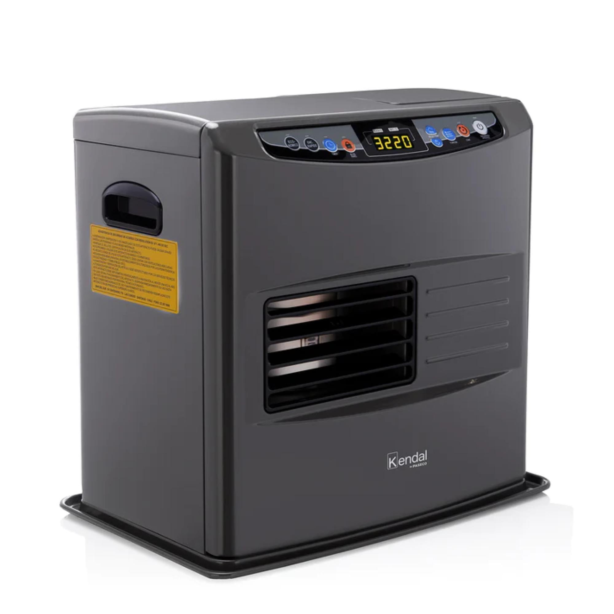 Kendal - Estufa Calefactor A Parafina Kerosene 12000btu Led Negro Kpl-36