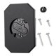 thumbnail image 5 of Accesorios Para Bloques De Montaje De Luces De Revestimiento Bloque De Revestimiento De Vinilo Para Revestimiento De 4 Pulgadas Negro, 5 of 5