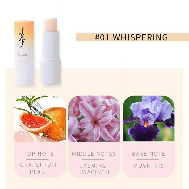 Long-Lasting Natural Jasmine Fragrance: Portable Solid Perfume Stick for Men & Women