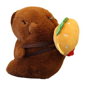 Bothyi - Carpincho Bolso Colgante Dibujos Animados Decoración Del Hogar Capibara Peluche Para Niños Bolsa De Hamburguesa