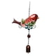 thumbnail image 4 of Decoración De Adorno Colgante De Pájaro De Carillón De Viento De Metal Para Jardín De Casa Rojo, 4 of 5