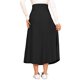 thumbnail image 3 of INSPIRE CHIC Falda de Maternidad con Bolsillos Sobre el Vientre Maxi de Cintura Alta Línea A Sólida Elástica Falda de Trabajo Elástica Ropa de Oficina Grande Negra, 3 of 6