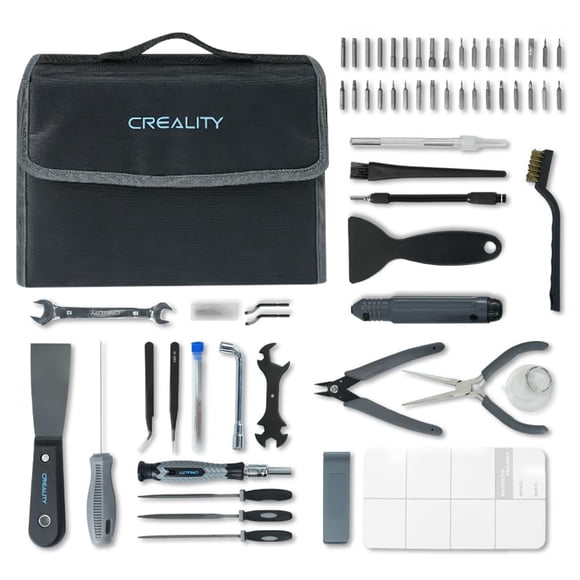 Kit de Herramientas Wolias para Impresora 3D 74 Piezas con Bolsa de Almacenamiento