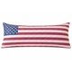 thumbnail image 1 of Funda de almohada EVOLIVE 53x137 cm con bandera de EE. UU. y cremallera, 1 of 9