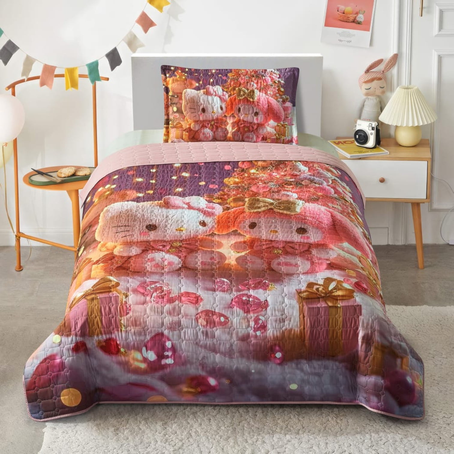 Genérico - Cubrecama Infantil Diseño Estampado Premium 1.5 Plazas Md12