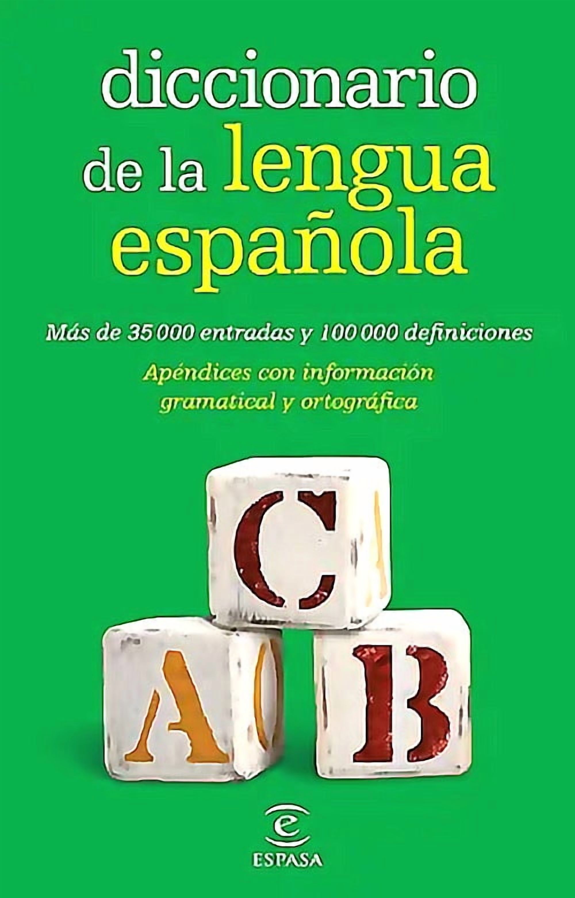 Espasa - Libro Diccionario De La Lengua Española Bolsillo