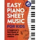 thumbnail image 1 of Libro de partituras de piano, clásicos fáciles de tocar para niños, 1 of 1
