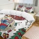 thumbnail image 2 of Merry Christmas Stitch 3 Piece Sets Full/Queen Size - Reversible Microfiber Quilts with Shams Soft Lightweight Bedspread Coverlet Comforter for All Season Bed Sheets, 2 of 4