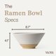 thumbnail image 2 of Juego de tazones para ramen MORA 2 x 45 oz aptos para microondas, 2 of 8