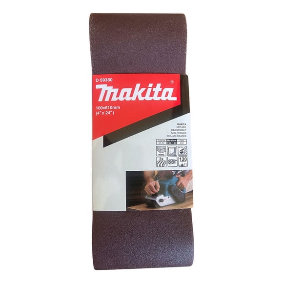 Lija De Banda 4 X 24 Pulgadas Makita Grano 120 D 59380