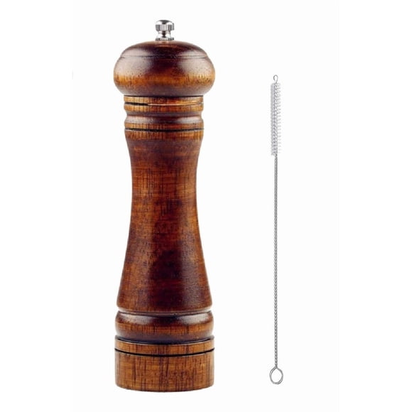 Molino de pimienta S & C Living 20 cm de madera con cepillo