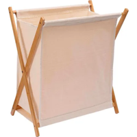 Genérico - Cesto Ropa Bambú Plegable Color Beige