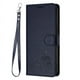 thumbnail image 1 of Funda tipo cartera FOXDOCK para TCL STYLUS 5G con soporte, ranuras, RFID, diseño de gato, 1 of 5