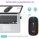 thumbnail image 2 of Mouse Inalámbrico, Wireless Óptico Recargable 2.4 G Ergonómico Silencioso Click Con Receptor Usb 3(800/1200/1600) Ajustable Dpi Ratón Para Computadora,portátil,pc,mac (negro Mate), 2 of 5