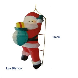 Aladdins Shop - Santa Claus Inflable 1,2 Metros - Adornos De Navidad