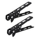 thumbnail image 5 of 2 piezas levantador de ollas, Clip para placa de tazón caliente, pinzas ligeras para soporte de ollas, pinza portátil para cuencos, pinza para sartén Negro, 5 of 5