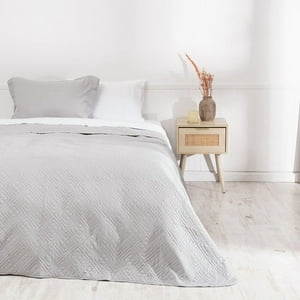 Mashini - Quilt Cordoba Lisa 1.5 P Gris