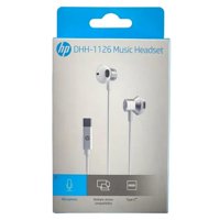 Hp - Audifonos Alambricos Manos Libres Usb C Blanco Dhh-1126