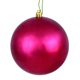 thumbnail image 1 of Adorno Navideño Bola Roja Brillante de 8" Vickerman con Bayas, 1 of 6