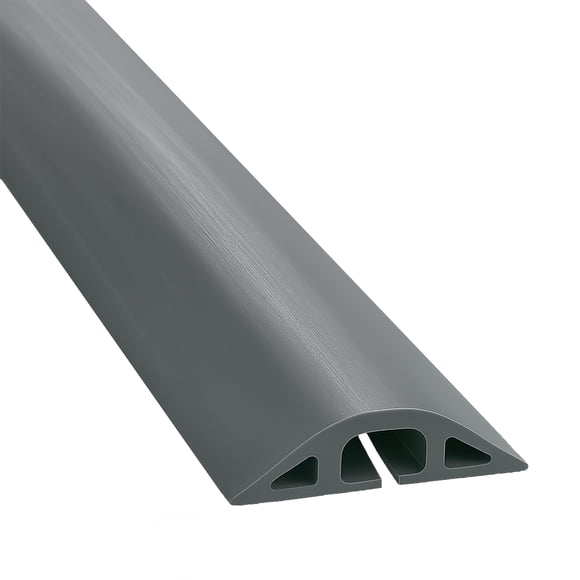 Cubierta para Cables Electriduct D-2 de Goma 91 cm Protector de Piso Gris