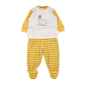 Conjunto Bebé Niño Mostaza Pillin