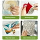 thumbnail image 2 of Paquete de 5 paños de cocina | Paños de cocina suecos geométricos | Paños de esponja de celulosa | Toallas de papel reutilizables y lavables | Toallas de limpieza doméstica biodegradables y sin olor, 2 of 5