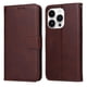 thumbnail image 1 of Funda Billetera para iPhone 15 Pro con Porta Tarjetas y Soporte Ajustable Marrón, 1 of 6