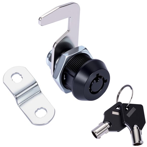 Candado tubular negro WOOCH de 17 mm (1 unidad)