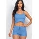 thumbnail image 1 of Conjunto Capella Apparel Top Cami Corto Acanalado Y Shorts, 1 of 10
