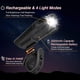 thumbnail image 3 of Set de luces para bicicleta Ascher HJ040, 300 lúmenes, USB, 3 of 3